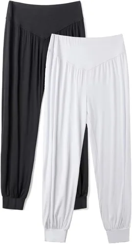 Miniatura 73 de Pantalones de algodón modal para mujer de AvaCostume, pantalones suaves para practicar yoga o deportes.