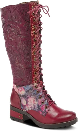Miniatura 2 de Spring Step L'Artiste Botines icónicos para mujer, rojo (Red Multi)
