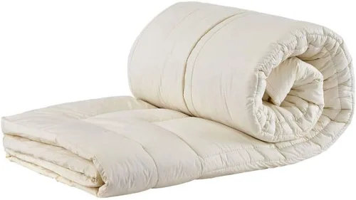 Miniatura 3 de Sleep & Beyond My Topper - Cubrecolchón de lana, funda de percal de algodón cómodo para todo el año, respetuoso con la naturaleza, lavable