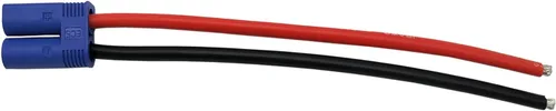 Miniatura 2 de 3 pares EC5 0.197 in macho y hembra banana conector coletas con 12awg 5.9inch alambre de silicona para RC Hobby Lipo batería