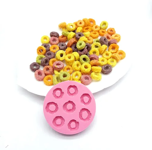 Miniatura 5 de Anillos de frutas molde de silicona 8 cavidades cereal bucles NC107