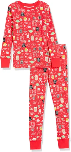 Miniatura 14 de Amazon Essentials Conjunto de pijama de algodón ajustado para niños