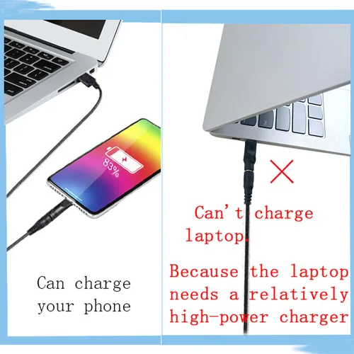 Miniatura 7 de LIANSUM - Cable de alimentación USB a DC 5V, cable de carga con enchufe Jack DC 5.5x2.1mm universal y 10 puntas de conector Micro USB, Type-C, Mini
