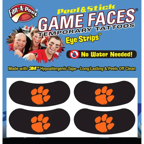 Miniatura 50 de Fan-A-Peel Tatuajes temporales sin agua del estado de Florida, hipoalergénicos, para despegar y pegar, tatuajes temporales impermeables, con Florida