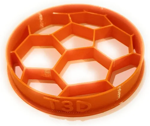 Miniatura 5 de T3D - Juego de 3 cortadores de galletas de fútbol, pelota, zapatos y camiseta de fútbol, adecuado para pasteles, galletas y fondant, molde