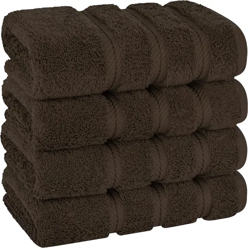Miniatura 66 de American Soft Linen - Juego de 4 toallas, 100% de algodón turco, 27 x 54 pulgadas, tamaño extragrande, toallas para la ducha, color amarillo