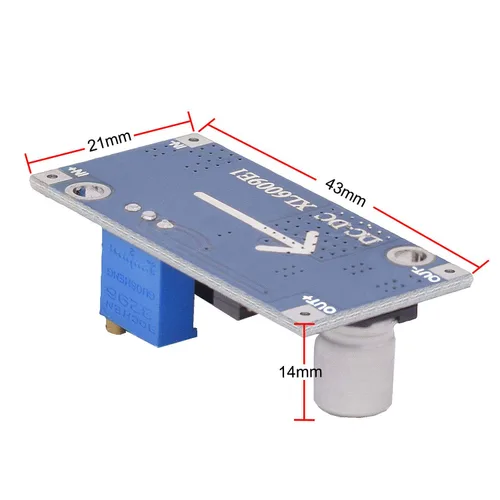 Miniatura 7 de XL6009 Convertidor de impulso de CC a CC 3.0-30V a 5-35V Módulo de potencia de transformador elevador, paquete de 6