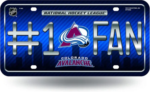 Miniatura 20 de NHL #1 - Placa de matrícula metálica para ventilador