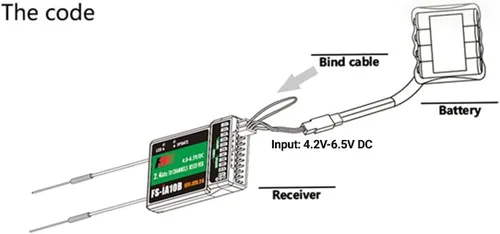 Miniatura 6 de DTXMX FS-i6X transmisor y receptor de radio de 10 canales FS-iA10B controlador RC de 2.4G para avión helicóptero FPV dron cuadricóptero RC vuela