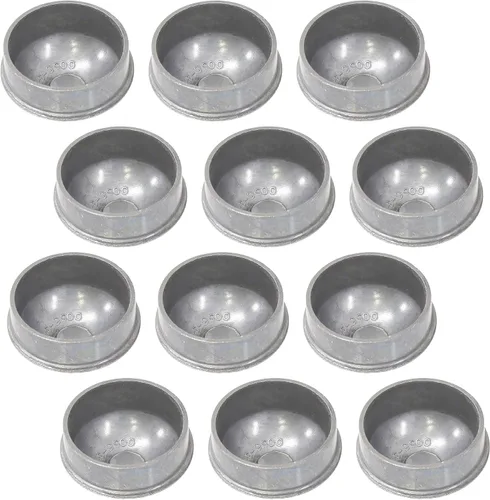 Miniatura 2 de Valla de eslabones de cadena de 1 5/8 pulgadas, cúpula redonda para postes externos, tapas de aluminio fundido a presión, tapas de eslabones