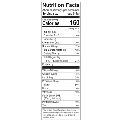 Miniatura 2 de Honey Maid S'mores Cereal para el desayuno, cuadrados de maíz y trigo endulzados, aperitivos crujientes para la mañana, caja de 12.25 onzas