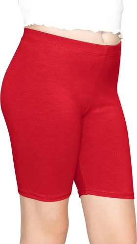 STRETCH IS COMFORT Pantalones cortos de ciclista de algodón para niña y pantalones cortos con ruedas de cartwheel Dos longitudes para elegir Talla