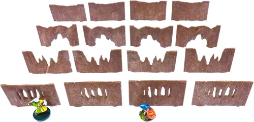 Miniatura 12 de Dirt Cheap Dungeons - Kit de rampa de suciedad Modular y personalizable Moldeado por inyección para una durabilidad superior Accesorios TTRPG