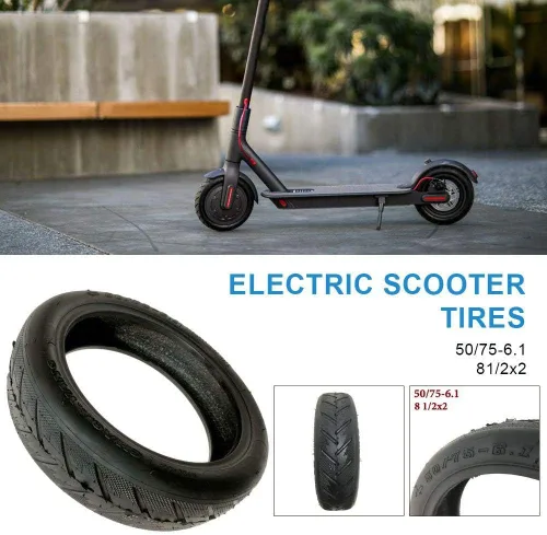 Miniatura 2 de Neumáticos sin cámara para scooter eléctrico de 8.5 pulgadas para Xiaomi M365 50/75-6.1 Neumático de repuesto de goma a prueba de explosiones