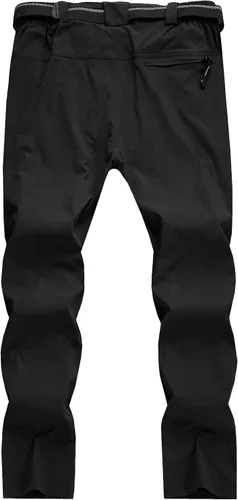 Miniatura 2 de WENRONSTA Pantalones cargo de senderismo para hombre, secado rápido, ligeros, impermeables, 6 bolsillos, para exteriores, pesca, montaña