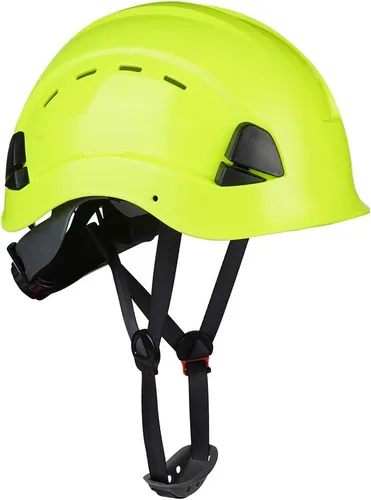 Miniatura 6 de Hard Hat Construction OSHA Safety Helmet 6 Pt Suspension Adjustable Suspension Cascos De Construccion Blanco