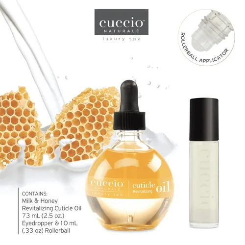 Miniatura 3 de Cuccio Naturale - Juego de aceite revitalizante para cutículas, proporciona hidratación intensa, repone y fortalece las uñas, promueve una piel más