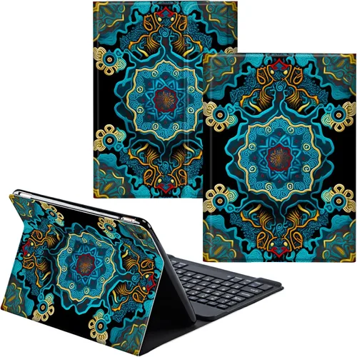 Miniatura 68 de Para Samsung Galaxy Tab S6 Lite Funda 2022/2020 Teclado Inalámbrico Desmontable Y Cubierta De Soporte De Cuero PU Funda Protectora Para Samsung