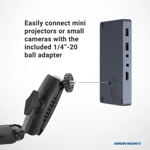 Miniatura 6 de Soportes ARKON - Montura de teléfono sobre la cabeza - Solución versátil para artistas y arte de uñas - Diseño robusto y estable con ajustabilidad