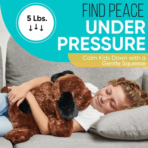 Miniatura 2 de FRIENDLY CUDDLE Manta con Peso para Regazo para Niños y Adultos – Manta con Peso Bella Kids – ASD, Procesamiento Sensorial Animales de Peluche