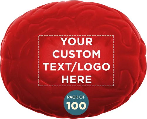 Miniatura 16 de Juego de 50 bolas para apretar el cerebro, paquete personalizado a granel, alivio del estrés, perfectas para tu escritorio, oficina o hogar