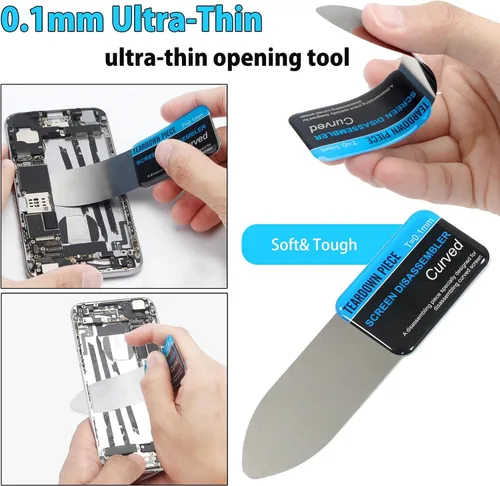 Miniatura 2 de Spudger Kit de herramientas, 23 piezas de reparación de teléfonos celulares, herramientas de palanca para electrónica, metal Spudger, herramienta