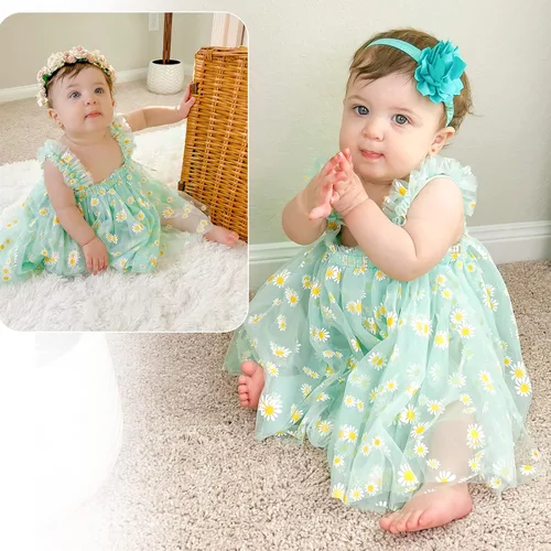 Miniatura 3 de Vestido de tul para niña de 6 meses - 2T ropa de tul con diadema