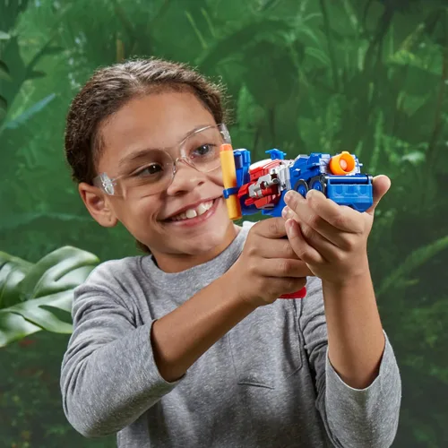 Miniatura 7 de Transformers Películas de Rise of the Beasts 2 en 1 Optimus Prime Blaster de juguetes con tecnología Nerf para edades de 6 años en adelante, 7