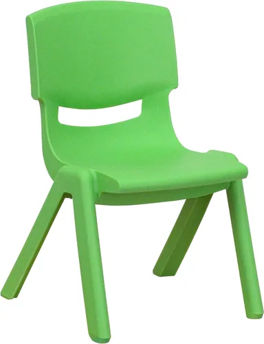 Miniatura 17 de Flash Furniture - Silla escolar apilable de plástico azul con altura de asiento de 10 1/2 pulgadas