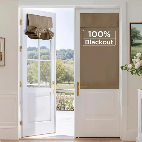 Miniatura 42 de RYB HOME 2 Paneles Cubierta de Ventana de Puerta de Aula, Persianas Opacas para Ventanas y Puertas de Aula Cubierta Persianas de Confinamiento