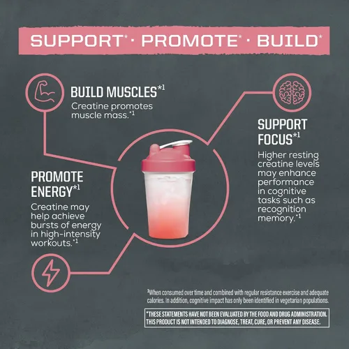 Miniatura 4 de Polvo de Creatina Monohidrato Micronizada Suplemento de Preentrenamiento y Recuperación Apoya el Desarrollo Muscular, Entrenamiento de Fuerza