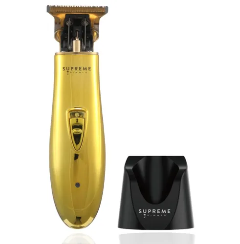 Miniatura 11 de Supreme Trimmer T Shaper - Recortador silencioso inalámbrico para barba y cabello para hombres 120 minutos de duración, bajo ruido, cuchilla DLC
