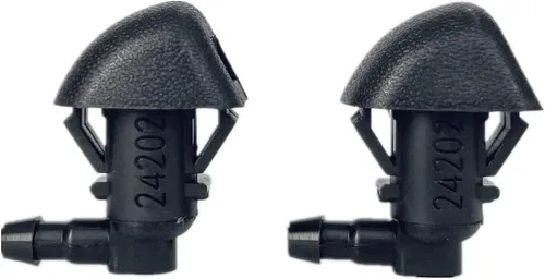 Miniatura 7 de 2 boquillas para lavaparabrisas, lavado estilo spray real compatible con 76810-SZA-A01ZA 2009-2015 Pilot 5 puertas solamente, par de chorro de agua