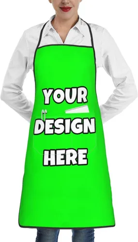 Miniatura 46 de Delantal personalizado con logotipo de imagen, nombre de texto, delantales de cocina personalizados para chef para hombres y mujeres