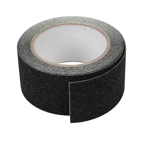 Miniatura 6 de Performance Tool W514 - Cinta de agarre negra y amarilla de 2 pulgadas x 16 pies, cinta antideslizante resistente para escaleras, seguridad