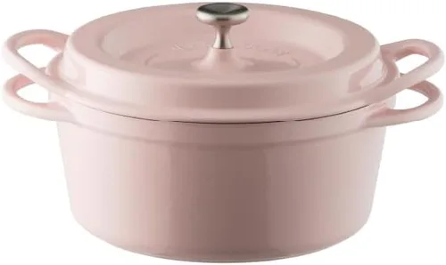 Miniatura 19 de Olla para Horno Holandés Vermicular Olla de Hierro Fundido Esmaltada No Tóxica 18 cm (1.8 Qt) Apto para Horno Compatible con Inducción