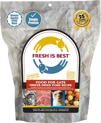 Miniatura 7 de Fresh Is Best Duck Alimento liofilizado para gatos – Alimento crudo para gatos para gatitos y felinos adultos – Pato liofilizado con alto contenido