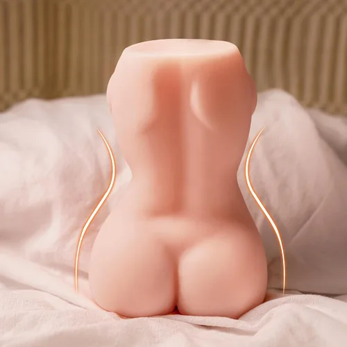 Miniatura 6 de Isskis Muñecas sexuales, juguetes sexuales portátiles de 3.3 libras, masturbador masculino con pechos realistas, textura de vagina suave, juguetes