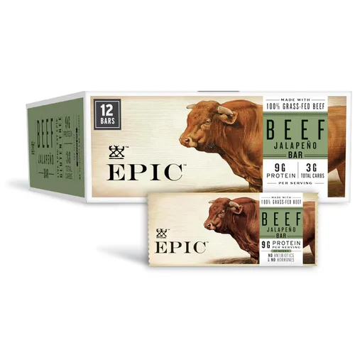 Miniatura 12 de Epic Barras de tocino y manzana de ternera, Whole30, Paleo Friendly, 12