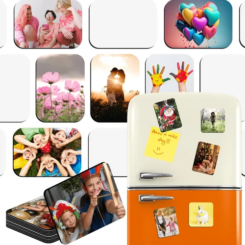 Miniatura 8 de 20 imanes de sublimación en blanco, 3 x 4 pulgadas, imán personalizado para nevera, sublimación, impresión de refrigerador, a granel para cocina