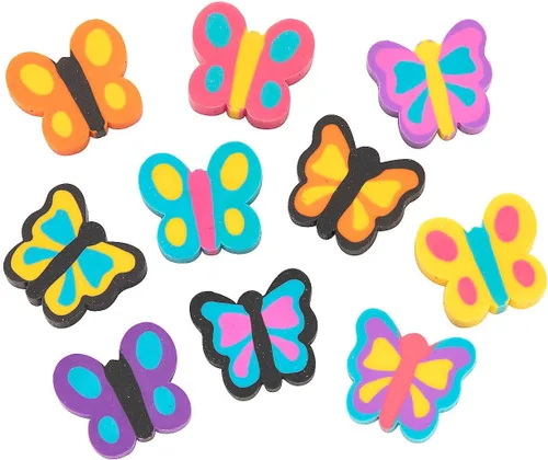 Miniatura 2 de Mini borradores de mariposa a granel - 300 piezas