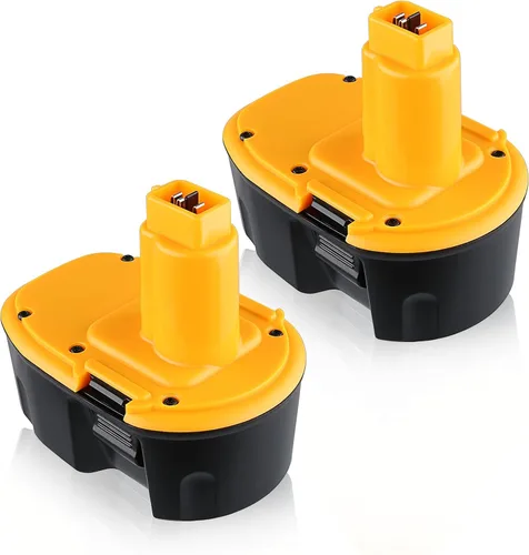Paquete de 2 baterías de repuesto de 4.8 Ah 18 V DC9096 para baterías Dewalt de 18 voltios y compatible con cargadores de herramientas eléctricas