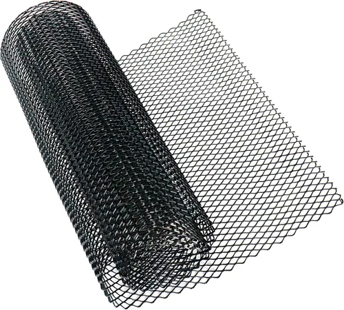 Miniatura 10 de Modengzhe - Malla para parrilla de auto de 40 x 13 pulgadas, negra universal, malla de aleación de aluminio para rejilla de auto, rollo
