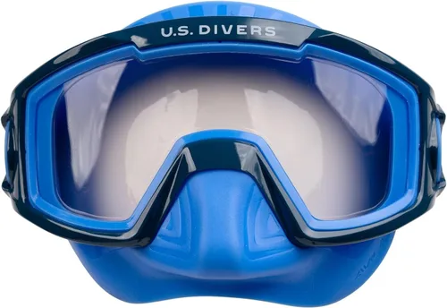 Miniatura 5 de U.S. Divers Avila Junior - Juego de esnórquel unisex – Lente curvada de 1 ventana para visión panorámica, lente antivaho y esnórquel con parte