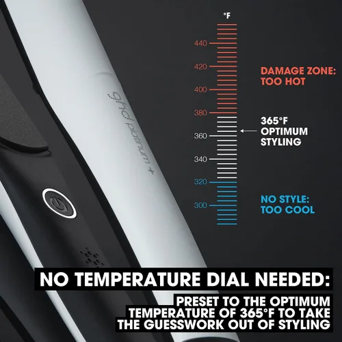 Miniatura 2 de ghd Platinum+ Plancha de cerámica para el cabello, plancha para alaciar el cabello, moldeadora profesional de pelo