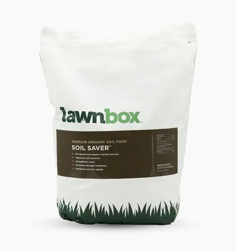 Lawnbox Soil Saver 100% orgánico yeso y ácido húmico Enmienda del suelo 15 lb Bolsa cubre 2,500 pies cuadrados