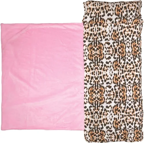 Miniatura 10 de Stephen Joseph, Tapete estampado para siesta para niños pequeños con manta suave y almohada extraíble para niños y niñas, saco de dormir para Azul