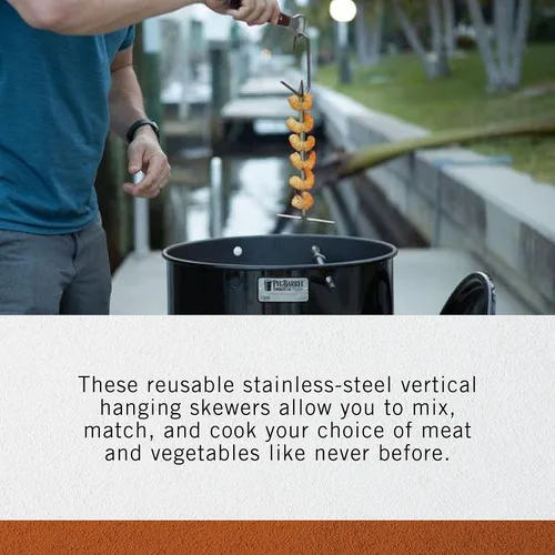 Miniatura 2 de Pit Barrel Cooker - Brochetas verticales de 10" (4X)