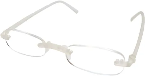 Miniatura 4 de Calabria 714 Anteojos de lectura sin montura con lentes transparentes, color carbón, lentes de lectura para hombres y mujeres, lectores