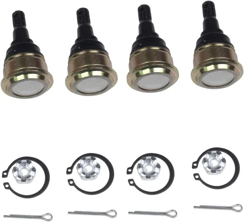 Nuevo 4 juegos de rótula superior o inferior para Yamaha Grizzly 550 700 Raptor 660R 700 YFZ450 Wolverine Reemplazar # 5LP-23579-00-00, 53-51029,